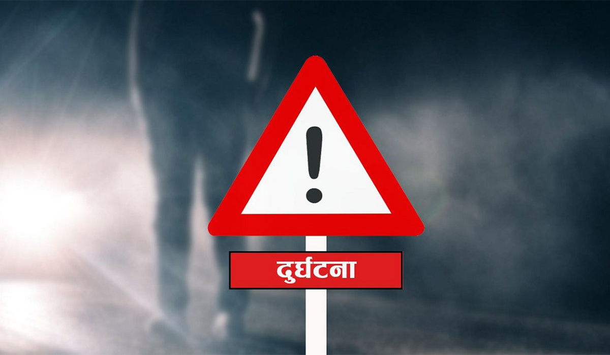 रोल्पामा मिनी ट्रक दुर्घटना: चालकको मृत्यु, एकजना घाइते